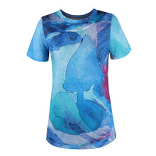 Laden Sie das Bild in den Galerie-Viewer, Lässiges Lockeres Kurzärmeliges T-shirt Für Damen