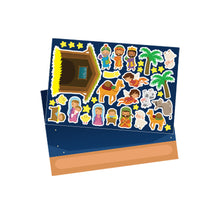 Laden Sie das Bild in den Galerie-Viewer, DIY Weihnachtskarikaturaufkleber für Kinder