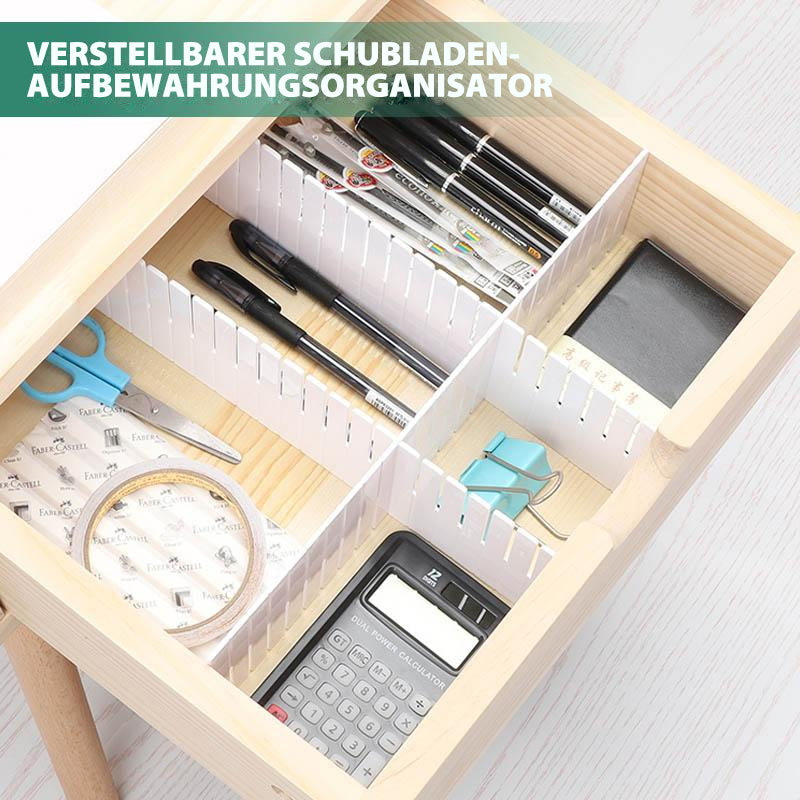 Verstellbarer Schubladen-Aufbewahrungsorganisator