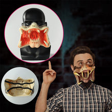 Laden Sie das Bild in den Galerie-Viewer, Raubtier Latex Halbgesichtsmaske