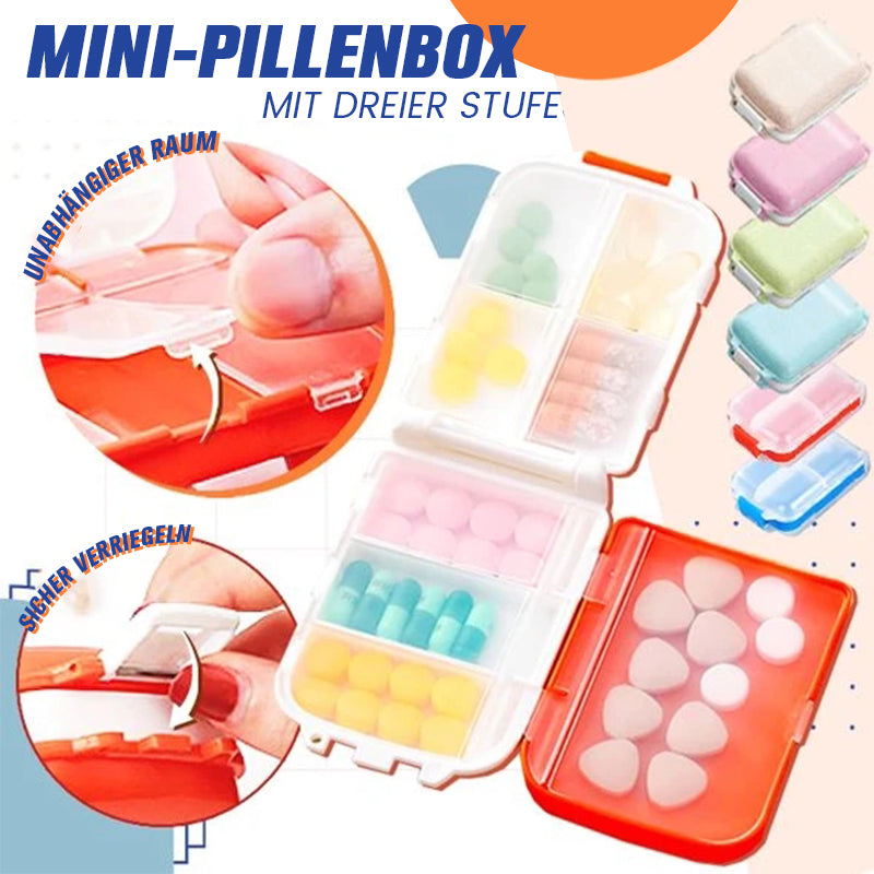 Dreistufige Mini Pillendose