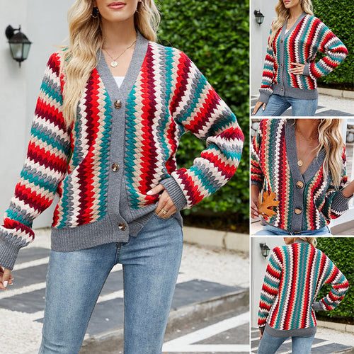Einreihiger Strickpullover