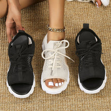 Laden Sie das Bild in den Galerie-Viewer, Atmungsaktive Mesh-Sandalen mit weicher Sohle