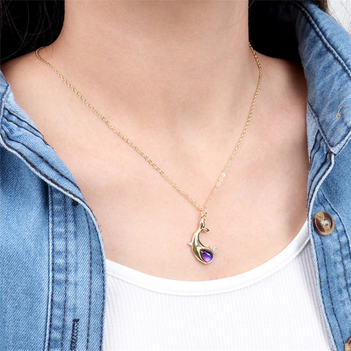 Süße einfache Wal Halskette