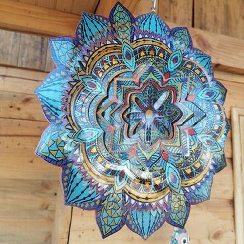3D Mandala Kinetischer Windspinner