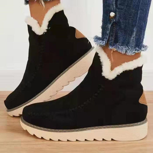 Baumwollstiefel mit dicken Sohlen