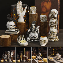 Laden Sie das Bild in den Galerie-Viewer, Halloween Totenkopf Ornament