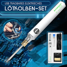 Laden Sie das Bild in den Galerie-Viewer, USB tragbares elektrisches Lötkolben-Set