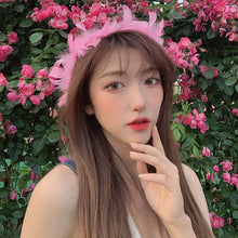 Laden Sie das Bild in den Galerie-Viewer, Weiche LED-Leuchtfederkrone für Mädchen