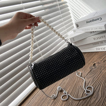 Laden Sie das Bild in den Galerie-Viewer, Glänzende kleine Zylindertasche