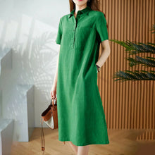 Laden Sie das Bild in den Galerie-Viewer, Elegantes lockeres Kleid