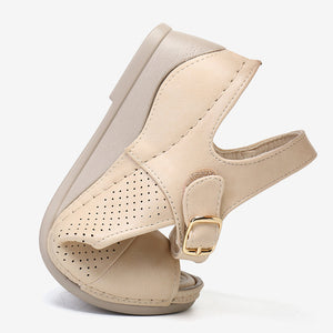 Klassische Lässige Sandalen Mit Fischmaul