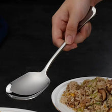 Laden Sie das Bild in den Galerie-Viewer, Quadratischem Kopf Edelstahl Löffel