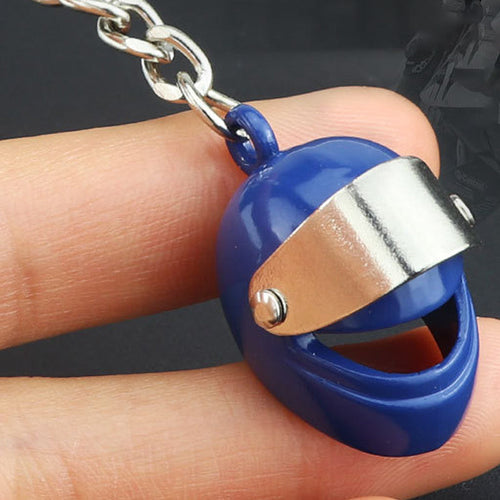 Motorradhelm Schlüsselanhänger aus Metall