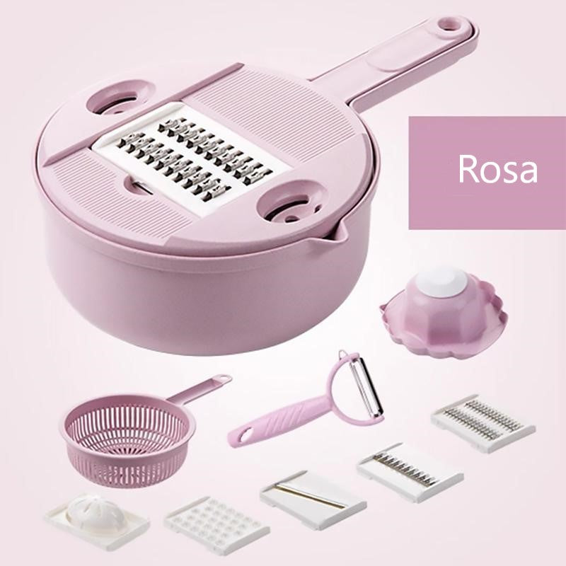 Multifunktionaler Gemüseschneider Set(12 Stück)