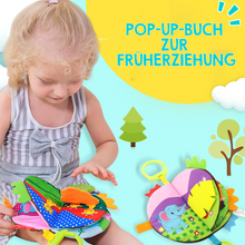 Laden Sie das Bild in den Galerie-Viewer, Stoffbuch zur Babyfrüherziehung