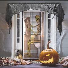 Laden Sie das Bild in den Galerie-Viewer, Halloween gruseliger Glastür Aufkleber