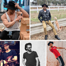 Laden Sie das Bild in den Galerie-Viewer, Herrenhut mit Lederschnalle