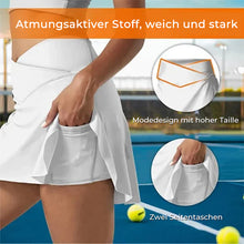 Laden Sie das Bild in den Galerie-Viewer, Modische, schnell trocknende Tennishosenröcke für Damen mit Taschen