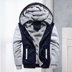 Kapuzenjacke aus Fleece mit Reißverschluss