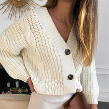 Laden Sie das Bild in den Galerie-Viewer, Süße Strickjacke mit Knöpfen