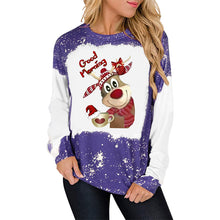 Laden Sie das Bild in den Galerie-Viewer, Weihnachten Rundhalsausschnitt Print Sweatshirt