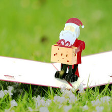 Laden Sie das Bild in den Galerie-Viewer, Kreative dreidimensionale Weihnachtsgrußkarte
