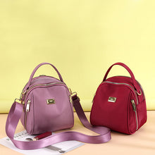 Laden Sie das Bild in den Galerie-Viewer, Damen leichter modischer Rucksack aus Nylon