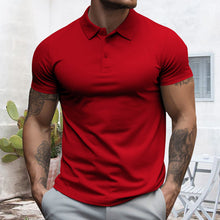 Laden Sie das Bild in den Galerie-Viewer, Einfarbiges Herren-T-Shirt