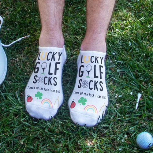 Glückliche Golfsocken