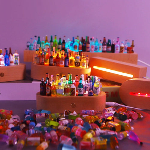 Kreative Ornament Weinflasche Nachtlicht Dekoration