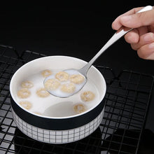 Laden Sie das Bild in den Galerie-Viewer, Quadratischem Kopf Edelstahl Löffel