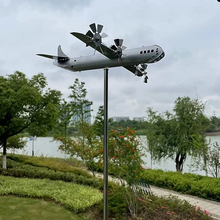 Laden Sie das Bild in den Galerie-Viewer, Superfestungsflugzeug Windmühle Dekoration aus Metall