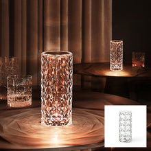 Laden Sie das Bild in den Galerie-Viewer, USB Rosenschatten Kristalllampe