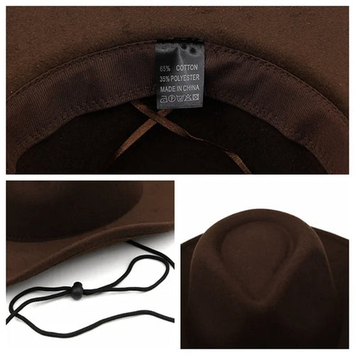 Herrenhut mit Lederschnalle