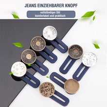 Laden Sie das Bild in den Galerie-Viewer, Jeans einziehbarer Knopf