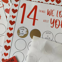Laden Sie das Bild in den Galerie-Viewer, Rubbelkarten zum Valentinstag