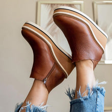 Laden Sie das Bild in den Galerie-Viewer, Herbst lässige Damen kurze Stiefel