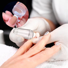 Laden Sie das Bild in den Galerie-Viewer, Transparenter Silikon-Nagelkunststempel