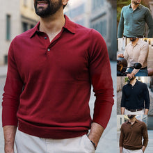 Laden Sie das Bild in den Galerie-Viewer, Einfarbiges Revers-Poloshirt