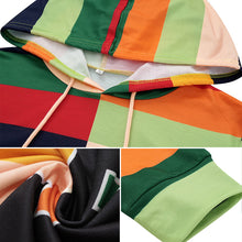 Laden Sie das Bild in den Galerie-Viewer, Lässig Gestreiftes 2-Teiliges Set