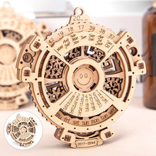 Laden Sie das Bild in den Galerie-Viewer, Holzpuzzle Ewiger Kalender