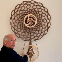 Laden Sie das Bild in den Galerie-Viewer, 3D rotierende kinetische Energie Windmühle