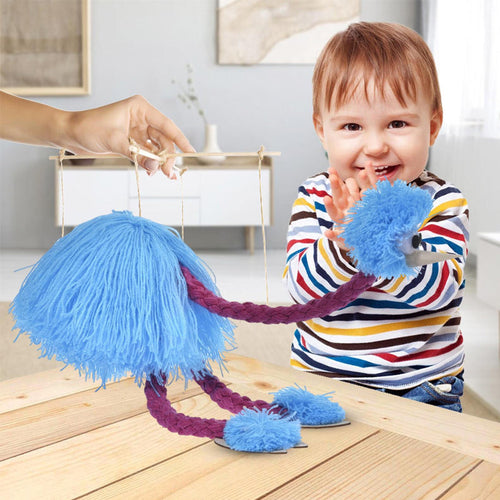 Straußenmarionetten Schnurpuppen