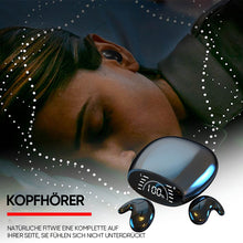Laden Sie das Bild in den Galerie-Viewer, Kabellose Bluetooth-Schlafkopfhörer wasserdicht 5.2