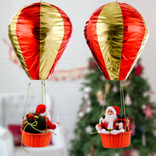 Laden Sie das Bild in den Galerie-Viewer, Weihnachtsdekoration-Weihnachtsmann Heißluftballon
