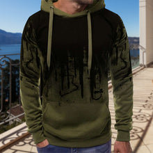Laden Sie das Bild in den Galerie-Viewer, Modischer Bedruckter Kapuzenpullover für Herren