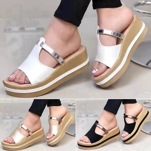 Beliebte Einfarbige Sandalen
