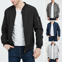 Laden Sie das Bild in den Galerie-Viewer, Baseball-Jacke mit Reißverschluss