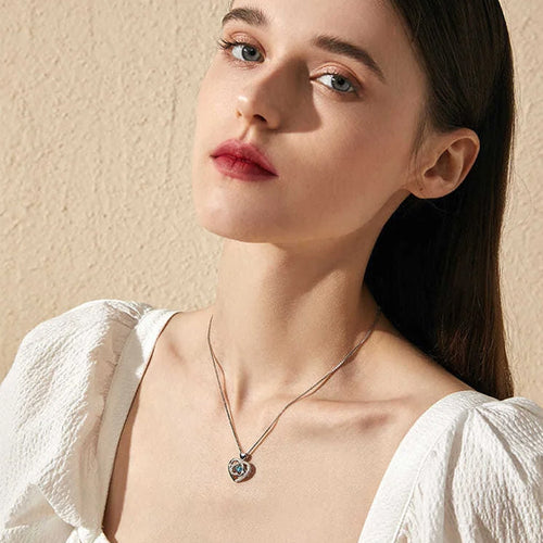 Exquisite Herz-Halskette